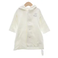 ジェラートピケ ベイビー&キッズ gelato pique Baby＆Kids タグ付き タオルローブ バスローブ フード 刺繍 F アイボリー PBCT229117 /AE