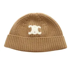 セリーヌ CELINE トリオンフ ニット帽 / シームレスカシミア ビーニー