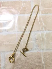 【中古】 PHILIPPE AUDIBERT フィリップオーディベール マドレーヌダブルチェーンネックレス ゴールド  111436875のサムネイル