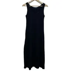 SLOBE IENA(スローブイエナ) ワンピース レディース - 黒 クルーネック/ノースリーブ/ロング