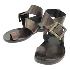 Maison Margiela22 メゾン マルジェラ 18SS レザーストラップサンダル S58WP0112 ブラウン 36のサムネイル