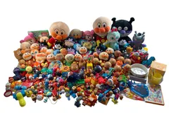 ★  アンパンマン あんぱんまん ぬいぐるみ まとめ 小物 ばいきんまん こきんちゃん ドキンちゃん チーズ 等 現状品 11.2kg