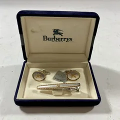 ★ vintage Burberrys バーバリーズ  ネクタイピン カフス セット silver925 現状品 0.01kg