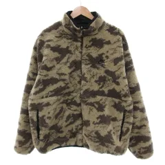 ナイキ NIKE AS M NK CLUB+ リバーシブルジャケット フリース ロゴ 迷彩柄 カモフラ柄 XL ベージュ 黒 ブラック DQ4885-010 /JS ■GY01