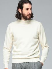 未使用 日本製 gim ジム モンゴル産 カシミヤ100% クルーネックニット 
