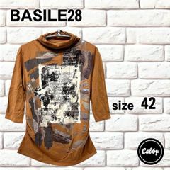 美品】BASILE28バジーレ28ヴェントット テンセルオーガンジーシャツ 