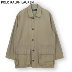 【入手困難】ポロラルフローレン 90s ヴィンテージ ステンカラーコート Lサイズ オールド ジップアップ ベージュ メンズ