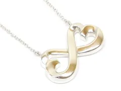 美品 ティファニー ■ ネックレス パロマピカソ ダブルラビングハート SV925 シルバー925 チョーカー Tiffany&Co □7J