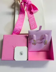 新品 スワロフスキーSwarovski Hyperbolaピアス ミックスカット