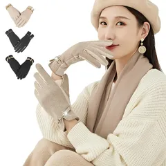 【新品】 [Favoreal] 手袋 レディース 防寒グローブ 裏起毛 スマホ対応 五本指【2025新 360度防風保温】 暖かい グローブ冬 秋 おしゃれ 柔らか ふわふわ 可愛い 通学/通勤/自転車/バイク/誕生日/アウトドア/クリスマス プレゼント  0