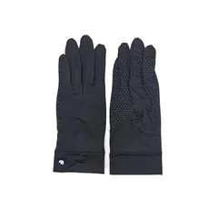 【新品】 [MITSUHA] レディース UVカット手袋 夏用 UPF50+ 接触冷感 滑り止め 2本指出し設計 細かい作業対応 日焼け防止 紫外線対策 通気速乾 手荒れ対策 薄手 軽量 おしゃれ 自転車・通学・通勤・運転用 グローブ (ブラック 0