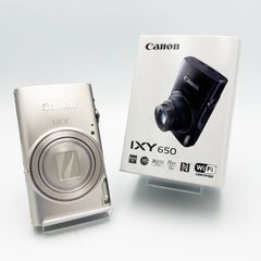 美品】Canon IXY650 シルバー コンパクトデジタルカメラ 動作確認済