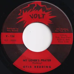 Otis Redding My Lover's Prayer / Don't Mess With Cupid Volt US V-136 212848 SOUL ソウル レコード 7インチ 45