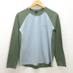 G■モンベル/montbell ライト ラグランロングスリーブTシャツ/1104623【L】青緑/LADIES/33【中古】■