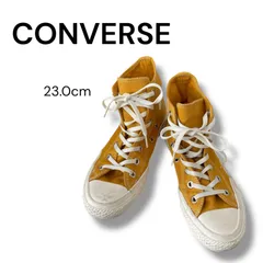 CONVERSE ALL STAR コンバース オールスター イエロー マスタード ハイカット スニーカー キャンバス ベトナム製 23.0cm US4 レディース カジュアル 31305372 0000669OC