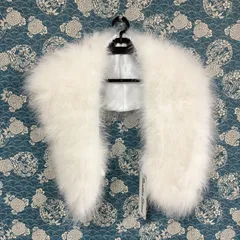 ⭐︎美品  ショール ファー　毛皮 成人式 振袖 正月　結婚式　白②