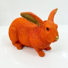江黒亮声 木彫 うさぎ 置物 - メルカリ