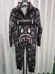 A・BATHING APE カモ柄 バスケ セットアップ レア】A・BATHING APE