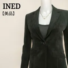 イネド INED スエード調 テーラードジャケット 知的上品フレンチ