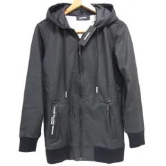 新品 定価38,500円☆DIESEL ディーゼル 19AW ジップアップパーカー フーディー ポリウレタンコーティング スウェット ジャケット メンズ