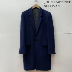 ジョンローレンスサリバン　ネイビー ウール チェスターコート サイズ44 JOHN LAWRENCE SULLIVAN（ジョンローレンスサリバン）の「WOOL