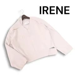 IRENE アイレネ 秋冬 ウール100%♪ Vネック デザイン ニット セーター Sz.36 レディースのサムネイル