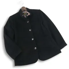 HIGH SENSE Ladies Fashion ハイセンス 秋冬★ カシミヤ アンゴラ ジャケット Sz.M レディース 黒