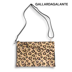 GALLARDAGALANTE ガリャルダガランテ レオパード柄♪ レザー ショルダー バッグ Sz.F レディース