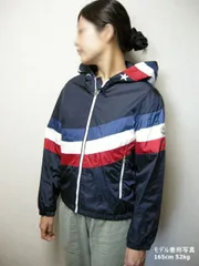 【MONCLER/モンクレール/CAMキッズ12Aサイズ(大人可)KIDS/キッズ/ボーイ/ガール/2019SS/春夏/ナイロンパーカー/ナイロンジャケット/ダークネイビー系/星条旗/スター/サイズ12A (レディース00-0相当)】