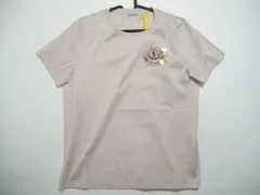 【MONCLER/モンクレール/GENIUS/SIMONE ROCHA/シモーネロシャ/花フリル装飾付きロゴTシャツ/フラワー/TEE/半袖】【レディース/2019SS/春夏/528/ピンクベージュ系/ジーニアス/80525-00-V8030/イタリア製】【サ