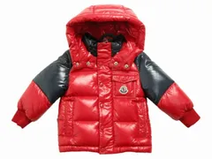 MONCLER/モンクレール/BIARRIZ GIUBBOTTO/ダウンジャケット/ダウンパーカー/フードダウン/ダウンブルゾン/ベビーサイズ12/18 (1才-1才6ヶ月サイズ)2019-2020AW/秋冬/455/レッド/赤/赤ちゃん/ベビー/BABY/K