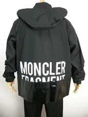 【MONCLER/モンクレール/GENIUS/FRAGMENT/フラグメント/SKA/スカ/メンズ/2019SS/春夏/フード付きコーチジャケット/999/ブラック/黒/ナイロンジャケット/ナイロンパーカー/サイズ2/3/4/藤原ヒロシ/HIROSHI FUJ
