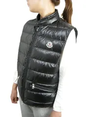 【MONCLER/モンクレール/GUI GILET/ギ/グイ/ライトダウンベスト/ダウンベスト/DOWN VEST/ジレ/メンズ/2022SS/春夏/999/ブラック/黒/サイズ1/2/3/4/5/6】