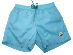 【MONCLER/モンクレール/BOXER MARE/ショーツ/ショートパンツ/水陸両用/水着/スイムウェア/短パン/ナイロンパンツ/2022SS/春夏/73X/ライトブルー/アクアブルー/水色/メンズ/2C00005-53326】【サイズS/M/L】