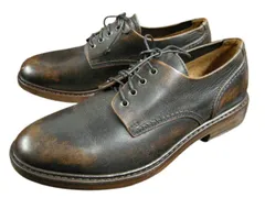 【BUTTERO/ブッテロ/ビンテージ加工/プレーントゥブーツ/B4921UPHCB PE ASPOH 01 NERO/オックスフォードシューズ/プレーントゥーシューズ/ショートブーツ/アンティーク加工/ブラック/BLACK/黒/メンズ】【サイズ40/42/4