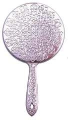 【送料無料】ヤマムラ Ｙ−１３ メッキハンドミラー ピンク