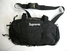 24時間以内発送 完売品 黒色 美品 人気モデル 18ss Waist Bag Supreme シュプリーム 18SS Waist Bag ウエストポーチ ボディバッグ