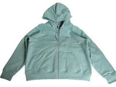 2021SS/Supreme/シュプリーム/Small Box Zip Up Hooded Sweatshirt/スモールボックスジップアップフーデッドスウェットシャツ/スウェットパーカー/ジップアップ/21SS/SS21/春夏/Dusty Aqua/ダスティ