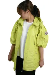 【MONCLER/モンクレール/GENIUS/ジーニアス/SIMONE ROCHA/シモーンロシャ/シモーネ/PANSY GIUBBOTTO/パンジー/フリルナイロンパーカー/ナイロンジャケット/ナイロンパーカー/レディース/2020SS/春夏/80P/イエロ
