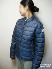 【MONCLER/モンクレール/ACORUS IMPRIME/アコルス/アコラス/ライトダウンジャケット/DOWN JKT/798/デニム転写/ネイビー/NAVY/キッズ/KIDS/ガール/GIRL/JUNIOR/ジュニア/大人着用可/春夏/SS/サイズ14A
