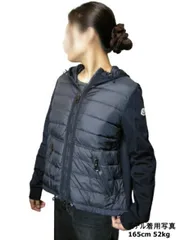 2025年最新】モンクレール moncler スウェット切替ダウンパーカーの
