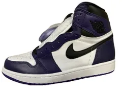 【NIKE AIR JORDAN 1 RETRO HIGH OG/ナイキ  エアジョーダン1レトロ ハイ オージー/コートパープル ブラック ホワイト/COURT PURPLE BLACK WHITE/555088 500/スニーカー/シューズ/メンズ/サイズ