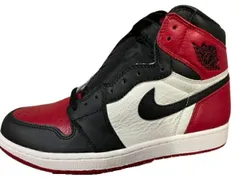 【NIKE AIR JORDAN 1 RETRO HIGH OG/ナイキ  エアジョーダン1レトロ ハイ オージー/BRED TOE/ブレッドトゥ/ツマ赤/つま赤/ジムレッド ブラック サミット ホワイト/Gym Red/Black-Summit White/