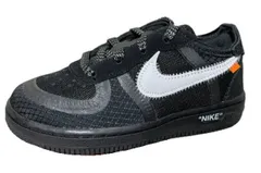 【THE TEN 10 NIKE AIR FORCE 1 TD LOW OFF-WHITE AF1/ザ テン ナイキ エアフォース1ロー オフホワイト/BLACK/WHITE-CONE-BLACK/ブラック/BV0853-001/スニーカー/ベビーシューズ/ベ