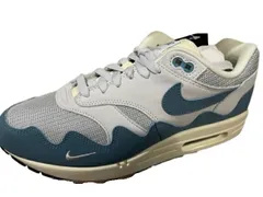 【NIKE AIR MAX 1 PATTA ナイキ エア マックス1 パタ METALLIC SILVER/NOISE AQUA/PURE PLATINUM/メタリック シルバー/ノイズ‐アクア/DH1348-004/スニーカー/シューズ/メンズ/サイズUS1