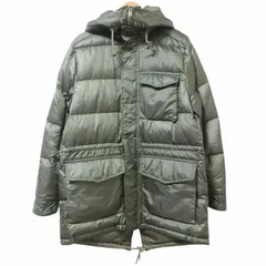 ラルフローレン RALPH LAUREN ダウンコート フーディー ジップアップ M カーキ X