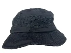 2023SS/Supreme/シュプリーム/Outline Crusher / アウトライン クラッシャー/Denim/デニムハット/Hat ハット/キャップ/CAP/メンズ/レディース/ユニセックス/ブラック/黒/BLACK/サイズM/L