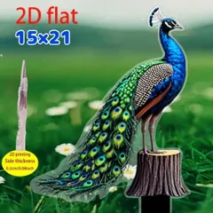 ガーデニングアクセサリー 園芸用品 オーナメント オブジェ ガーデニング 孔雀