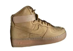 【NIKE AIR FORCE 1 HIGH 07 LV8/ナイキ エアフォース1 ハイ/806403 200/ウィート/FLAX-OUTDOOR GREEN WHEAT/スニーカー/シューズ/メンズ/ヌバック/フラックス/2015年/デッドストック品】【サイ