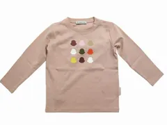 MONCLER/モンクレール/MAGLIA T-SHIRT M/LUN/ロンT/ロングスリーブTシャツ/長袖カットソー/スウェット/トレーナー/ベビーサイズ12/18 18/24 2A キッズ3A (1才-3才サイズ)2020-2021AW/秋冬/514/ピン